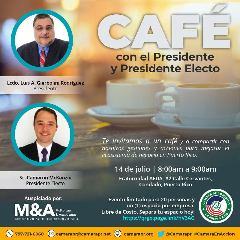 Evento Café con el Presidente y Presidente Electo